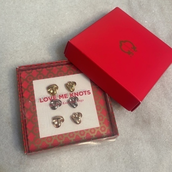 Wonder Jewelry - Love me knots hypoallergenic earrings set New